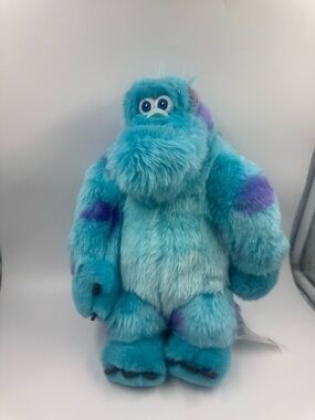 Disney Store Monsters Inc SULLEY Sullivan Pixar Blue Stuffed Animal Plush 12"